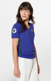 Женская футболка Porsche Women’s T-shirt, Martini Racing, Blue, артикул WAP5520XS0LMRH