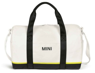 Спортивная сумка MINI Tricolour Block Duffle Bag, White/Black/Yellow
