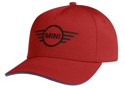 Бейсболка MINI Cap Contrast Edge Wing Logo, Red/Island Blue