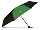 Складной зонт MINI Foldable Umbrella, Contrast Panel, Black/Green