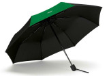 Складной зонт MINI Foldable Umbrella, Contrast Panel, Black/Green, артикул 80235A0A683