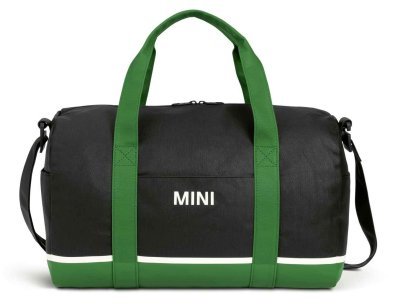 Спортивная сумка MINI Tricolour Block Duffle Bag, Black/British Green/White