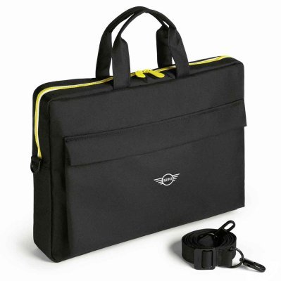 Сумка для ноутбука MINI Two-Tone Laptop Bag, Black / Energetic Yellow