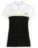 Женская рубашка поло MINI Wing Logo Polo Woman´s, Black/White/Energetic Yellow