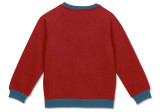 Детская толстовка MINI Sweatshirt Loop Wordmark Kids, Chili Red/Black/Island, артикул 80145A0A623