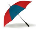 Зонт-трость MINI Walking Stick Contrast Panel Umbrella, Chili Red/Island