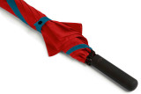 Зонт-трость MINI Walking Stick Contrast Panel Umbrella, Chili Red/Island, артикул 80235A0A685