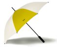 Зонт-трость MINI Walking Stick Contrast Panel Umbrella, White/Energetic Yellow