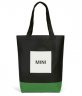 Хозяйственная сумка-шоппер MINI Tricolour Block Shopper, Black/British Green/White
