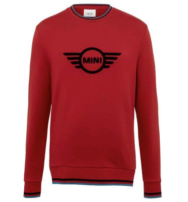 Мужской джемпер MINI Sweatshirt Loop Wing Logo, Men, Chili Red/Black/Island