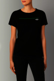 Женская футболка MINI T-Shirt CI Wing Logo Women’s, Black/British Green, артикул 80145A0A527
