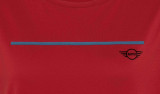 Женская футболка MINI T-Shirt CI Wing Logo Women’s, Chili Red/Island, артикул 80145A0A521