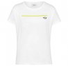Женская футболка MINI T-Shirt CI Wing Logo Women’s, White/Energetic Yellow
