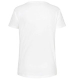 Женская футболка MINI T-Shirt CI Wing Logo Women’s, White/Energetic Yellow, артикул 80145A0A515