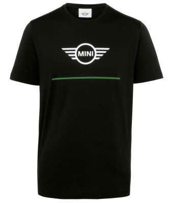 Мужская футболка MINI T-Shirt CI Wing Logo Men’s, Black/British Green
