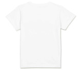 Детская футболка MINI T-Shirt Nub Wordmark Kids, White/Energetic Yellow, артикул 80145A0A606