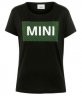 Женская футболка MINI T-Shirt Wordmark Signet Women’s, Black/British Green