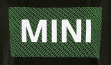 Женская футболка MINI T-Shirt Wordmark Signet Women’s, Black/British Green, артикул 80145A0A508