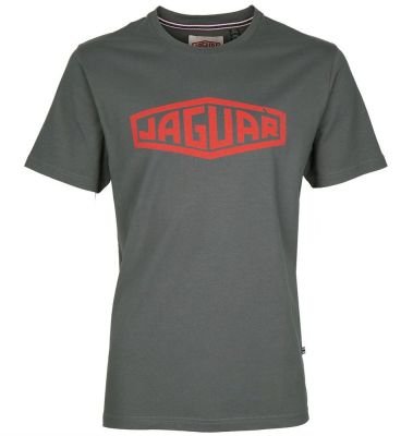 Мужская футболка Jaguar Men's Heritage Lozenge T-shirt, Grey