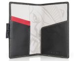 Кожаная обложка для паспорта Jaguar Growler Print Passport Holder, Black, артикул JGLG425BKA