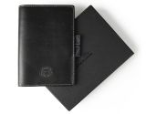 Кожаная обложка для паспорта Jaguar Growler Print Passport Holder, Black, артикул JGLG425BKA