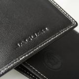 Кожаная обложка для паспорта Jaguar Growler Print Passport Holder, Black, артикул JGLG425BKA