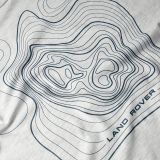 Мужская футболка Land Rover Men's Relief Map T-Shirt, Grey, артикул LGTM457GYB