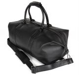 Туристическая кожаная сумка Range Rover Leather Holdall, Black, артикул LGLU455BKA