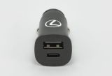Переходник в прикуриватель Lexus Charger USB + USB-C, артикул LMDC00004L