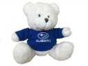 Мягкая игрушка медвежонок Subaru Plush Toy Teddy Bear, White/Blue