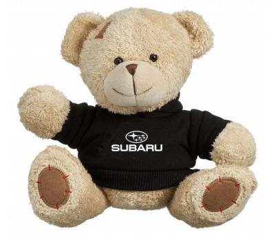 Мягкая игрушка медвежонок Subaru Plush Toy Teddy Bear, Beige/Black
