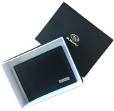 Кожаный кошелек Subaru Leather Wallet, Black, артикул FKW1924