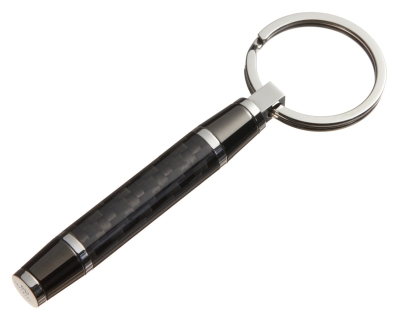 Карбоновый брелок Infiniti Keychain, Metall/Carbon, Black/Silver