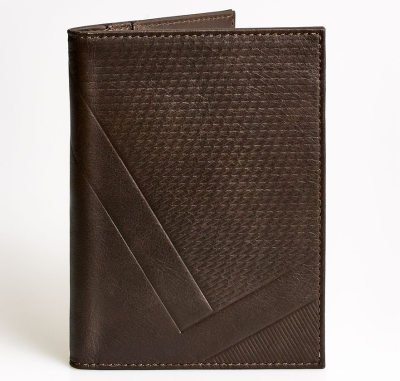 Кожаная обложка для документов Lexus Document Case, Brown Leather, M2