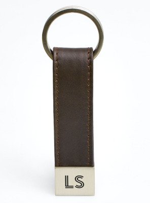 Кожаный брелок для ключей Lexus LS Keyring, Brown Leather, M1