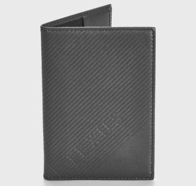 Кожаная обложка для паспорта Lexus Passport Cover, Progressive, Grey