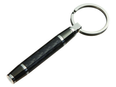 Карбоновый брелок Toyota Keychain, Metall/Carbon, Black/Silver