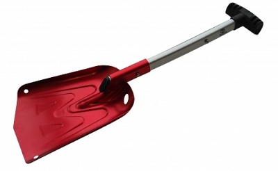 Алюминиевая складная лопата для снега Toyota Foldable Snow Shovel, Red/Silver/Black
