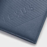 Обложка для автодокументов Lexus Document Cover, Leather, Progressive, Blue, артикул LMPC00104L