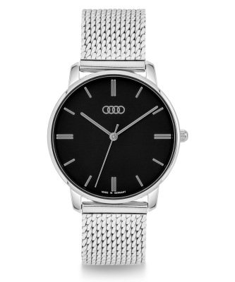 Женские наручные часы Audi Watch, Womens, silver/black NM