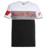 Мужская футболка Audi Sport Shirt, Mens, grey/white