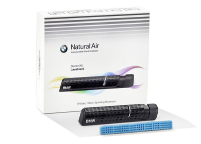 Базовый комплект освежителя воздуха в салоне BMW Lavablack Starter Kit Natural Air Car Freshener Sparkling Raindrops