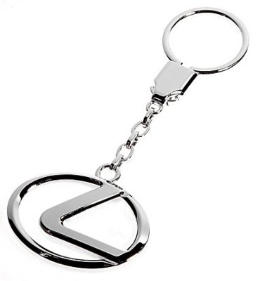 Брелок Lexus Logo Keychain, Metall, Silver