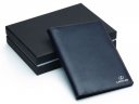 Кожаная обложка для документов Lexus Leather Document Wallet, Dark Blue/Grey