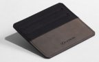 Кожаный футляр для банковских карт Lexus Card Case, Grey/Brown, Yet Collection