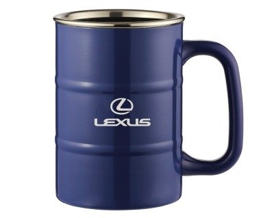 Стальная кружка Lexus Cup, Barrel Style, Blue