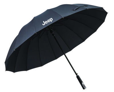 Большой зонт-трость Jeep Stick Umbrella, Black