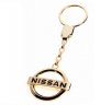 Позолоченный брелок Nissan Classic Keychain, Gold Plated, Metall