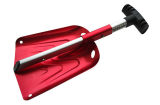 Алюминиевая складная лопата для снега Nissan Foldable Snow Shovel, Red/Silver/Black, артикул FK1276N
