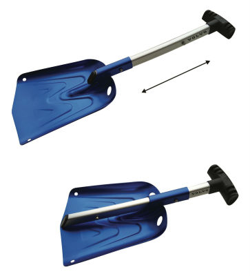 Алюминиевая складная лопата для снега Volvo Foldable Snow Shovel, Blue/Silver/Black